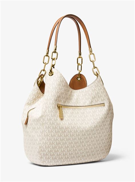 lillie chain tote michael kors|lillie leather shoulder bag.